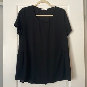 Pleione black blouse top